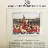 Nostalgie! Fußball WM 1994 - Diverse Wimpel und Album mit der offiziellen Briefmarkensammlung - фото 4