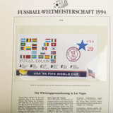 Nostalgie! Fußball WM 1994 - Diverse Wimpel und Album mit der offiziellen Briefmarkensammlung - фото 5