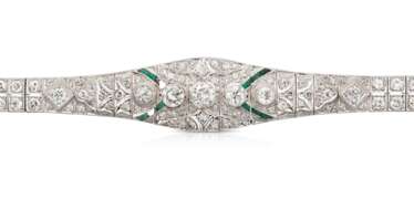 Diamant-Smaragd-Bracelet