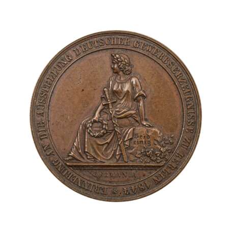 Brandenburg-Preußen - Bronzemedaille 1844, Auf die Gewerbeausstellung - Foto 1