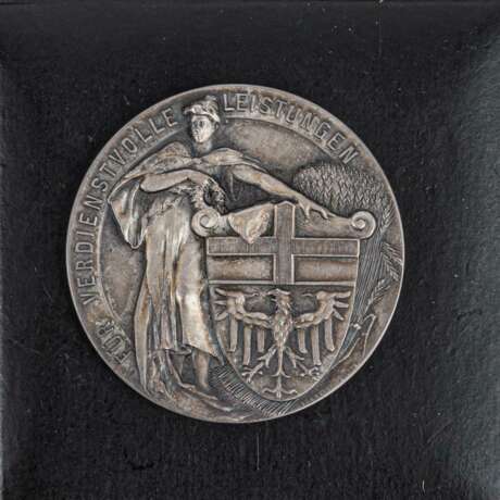 Historische und moderne Medaille im dazugehörigen - фото 6