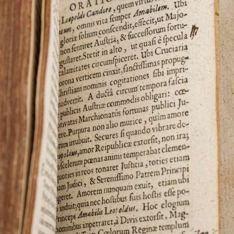 Hist. Buch des NICOLAI AVANCINI: ORATIONES - Foto 4