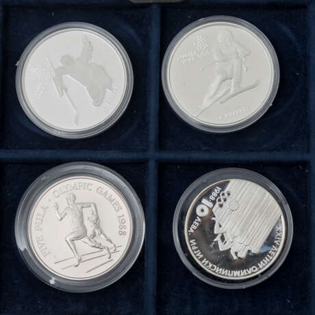 Olympische Spiele 1988 - Schatulle mit 40 Münzen, - photo 2