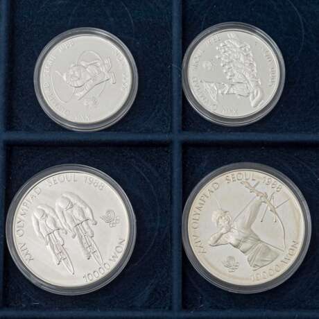 Olympische Spiele 1988 - Schatulle mit 40 Münzen, - photo 3