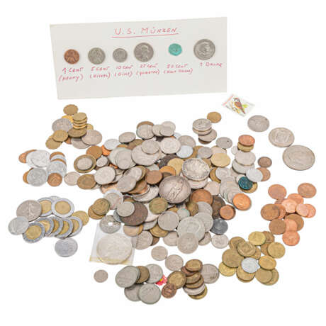 Konvolut aus unterschiedlichen Münzen, - фото 1