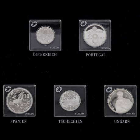 Europa Silber-Gedenkmünzen Jahressatz 2007, - фото 2
