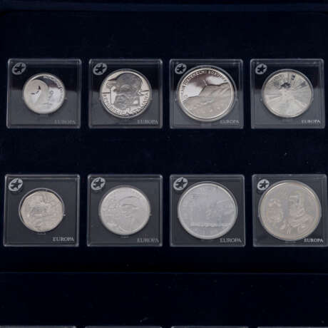 Europa-Münzen 2008/09, 16 Stück, Silbermünzen - photo 2