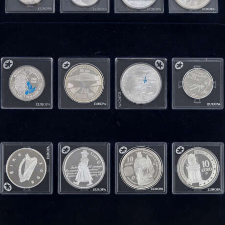 Europa-Münzen 2008/09, 16 Stück, Silbermünzen - photo 3