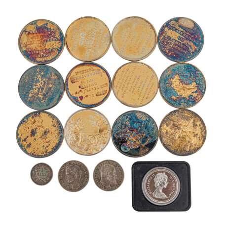 Konvolut Münzen und Medaillen in SILBER - - Foto 1