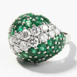 Brillant-Smaragd-Ring - Foto 1