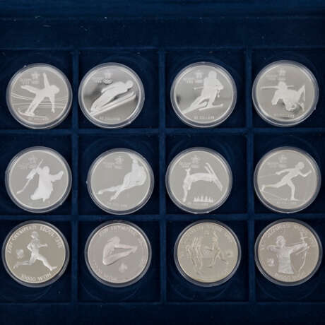 3 Münzkassetten der Thematik "Olympische Spiele" - - photo 5
