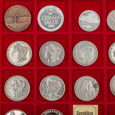 Großes Konvolut Münzen und Medaillen, mit SILBER - - Foto 6