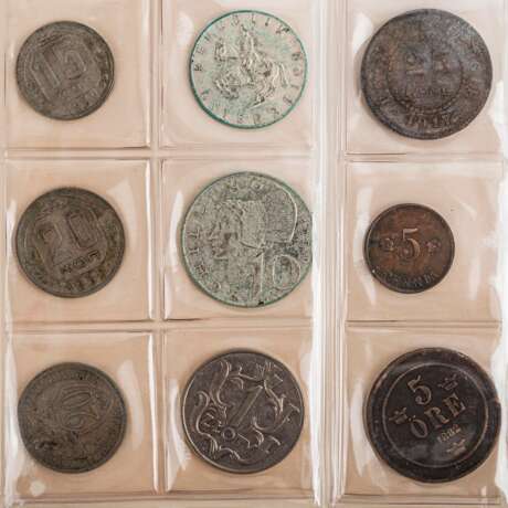 Album mit Medaillen und meist silberhaltigen Münzen, - photo 3