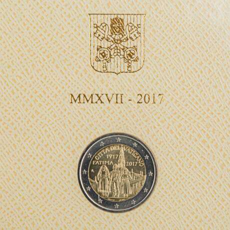Vatikan - Konvolut 20 x 2 Euro Gedenkmünzen und 4 x Euro Kursmünzenatz, - Foto 5