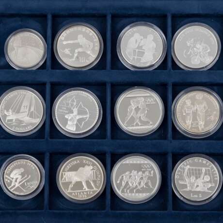 Olympische Spiele - Weitere Schatulle mit 36 Münzen, - Foto 4