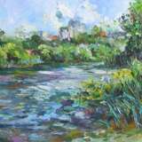 “Sviyaga” Canvas Oil paint Impressionist Landscape painting 2011 - photo 1