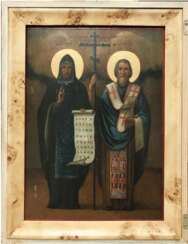 Ikone Des Heiligen. Cyril und Methodius
