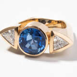 Saphir-Diamant-Ring - Foto 1