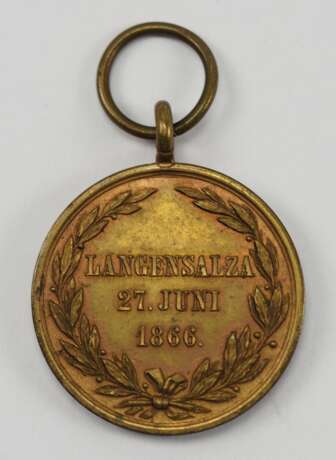 Hannover: Langensalza Medaille 1866. - фото 2
