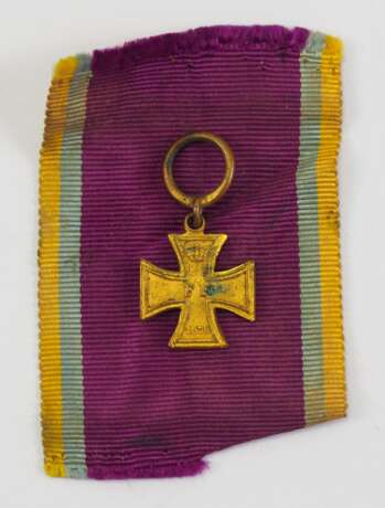 Mecklenburg-Schwerin: Militär-Verdienstkreuz, 1870, 2. Klasse Miniatur. - фото 1
