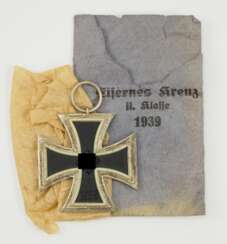 Eisernes Kreuz, 1939, 2. Klasse, in Tüte.