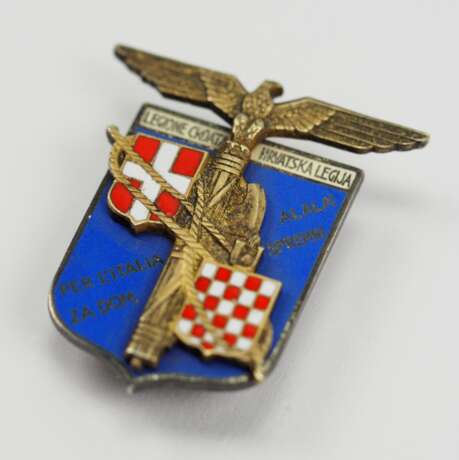 Wehrmacht: Abzeichen der Italienisch-Kroatischen Legion. - Foto 2
