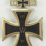 Eisernes Kreuz, 1914, 1. Klasse mit Wiederholungsspange 1939, Ausführung 1957. - photo 3
