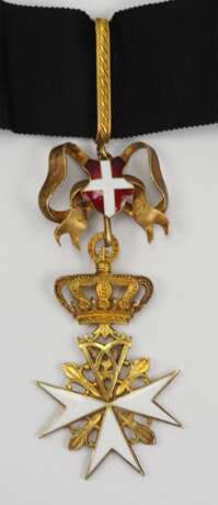 Vatikan: Souveräner Malterser-Ritterorden, Internationale Form, Donatenkreuz 1. Klasse. - Foto 1