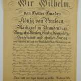Preussen: Patent für einen Generalmajor. - Foto 2