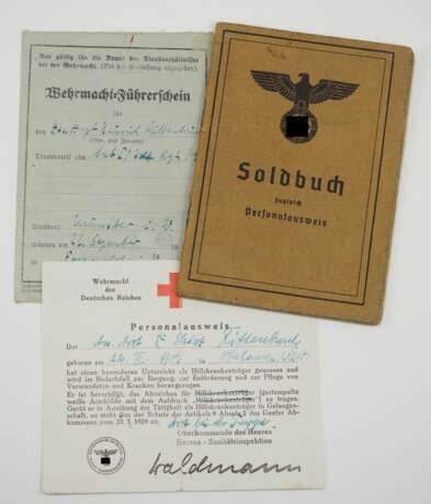 Soldbuch eines Oberarzt der Wehrmacht - Schnelle Slowakische Division. - Foto 6