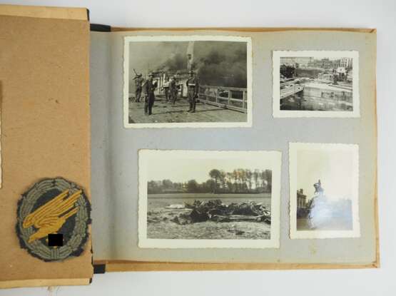 Luftwaffe: Fotoalbum eines Fallschirmschützen. - photo 1
