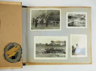 Luftwaffe: Fotoalbum eines Fallschirmschützen.