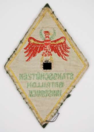 Wehrmacht: Volksturm Ärmelabzeichen "Standschützen Bataillon Innsbruck". - фото 2