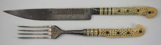 Bosnien: Messer und Gabel aus Mostar 1890. - photo 1