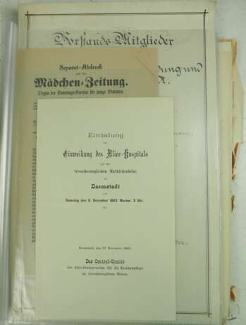Hessen: Unterlagen um 1900. - photo 3