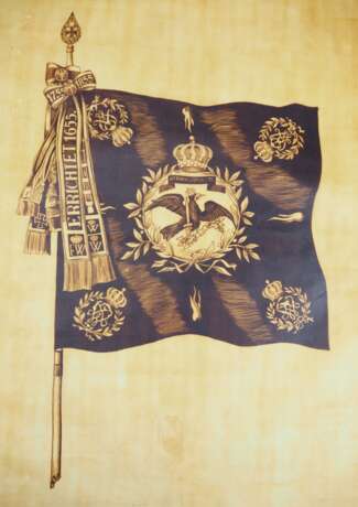 Preussen: Regimentsfahne. - Foto 1
