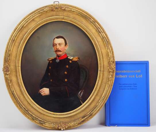 Preussen: Gemälde eines Pour le Mérite Trägers im Infanterie-Regiment Nr. 18. - Foto 1