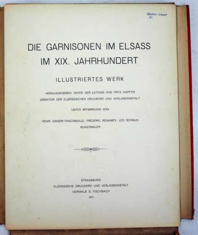 F. Kieffer: Die Garnisonen im Elsass im XIX. Jahrhundert. - Foto 2