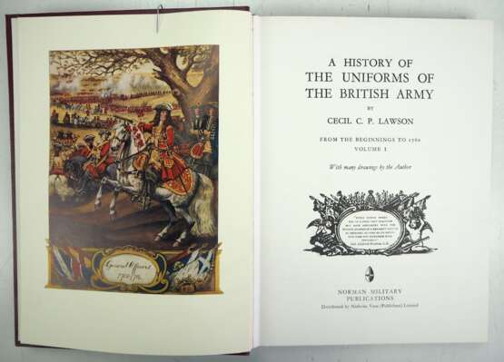 C.C.P. Lawson: A history of the uniforms of the British Army from the beginnings to 1760. Volume 1-5. - photo 2