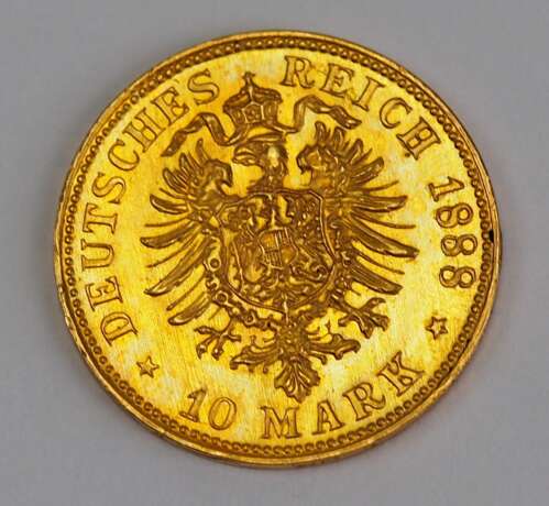 Preussen: 10 Mark, Friedrich, 1888. - photo 2
