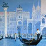 „Venedig“ Leinwand Ölfarbe Realismus Landschaftsmalerei 2012 - Foto 1