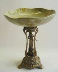 A porcelain vase. The bronze version. Hand-painted.