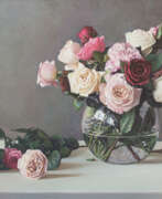 Alexander Tolstikov (né en 1953). Розы в круглой вазе