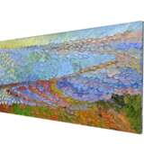 «Tresse De Touzla. Le détroit de kertch» Toile Peinture à l'huile Impressionnisme Peinture de paysage 2011 - photo 2