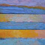 «Линия горизонта» Холст Масляные краски Экспрессионизм Пейзаж 2013 г. - фото 1