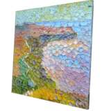 “Pink coast” Canvas Oil paint Impressionist Landscape painting 2013 - photo 2