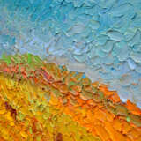 «La chaleur. Un paysage de steppe» Toile Peinture à l'huile Abstractionisme Peinture de paysage 2012 - photo 2
