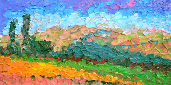 Дали Тамани Leinwand Ölfarbe Impressionismus Landschaftsmalerei 2013 - Foto 1