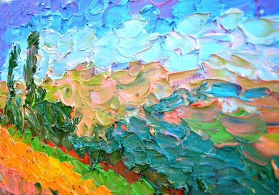 Дали Тамани Canvas Oil paint Impressionism Landscape painting 2013 - photo 4