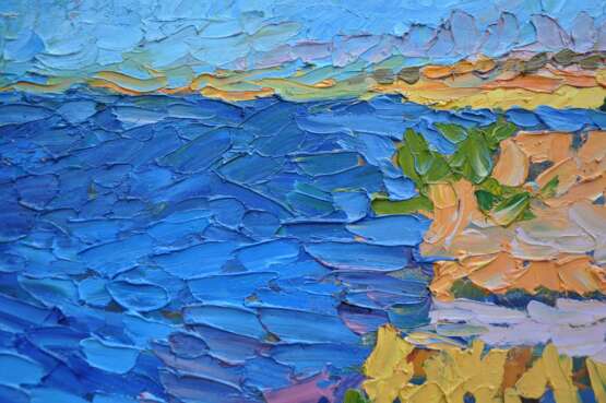 „Ausgrabungen der antiken Stadt Германасса“ Leinwand Ölfarbe Impressionismus Landschaftsmalerei 2011 - Foto 2